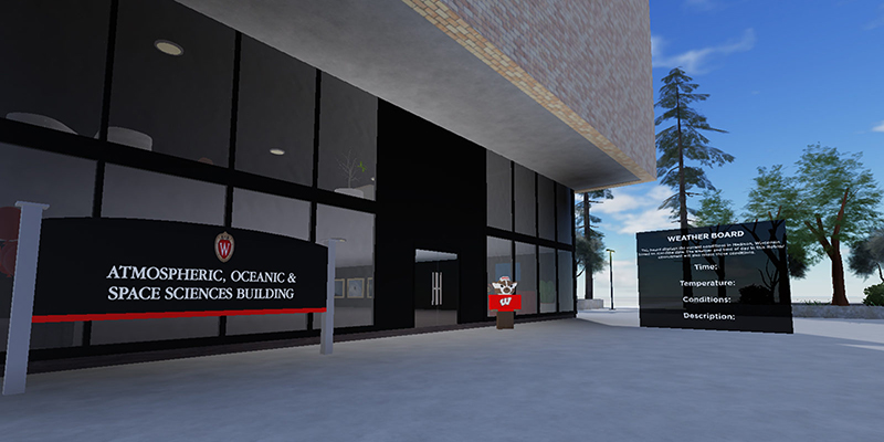 Picture of AOSS building in Roblox software
