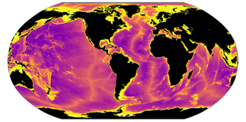 Map of Ocean Depth