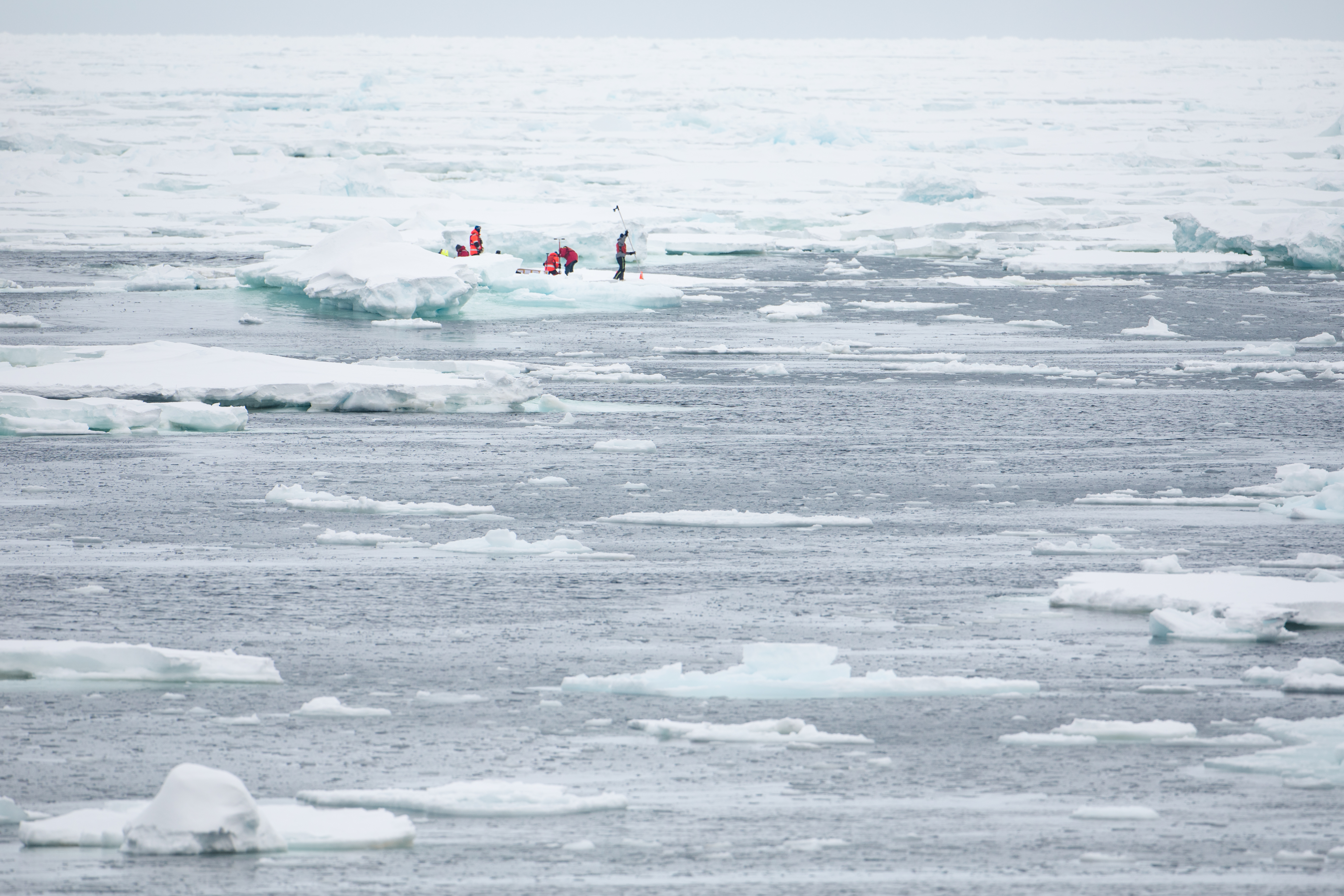 Extracting sea ice in Fram Strait, Artic Ocean