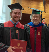 Photo of Leo Mikula and Prof. Greg Tripoli